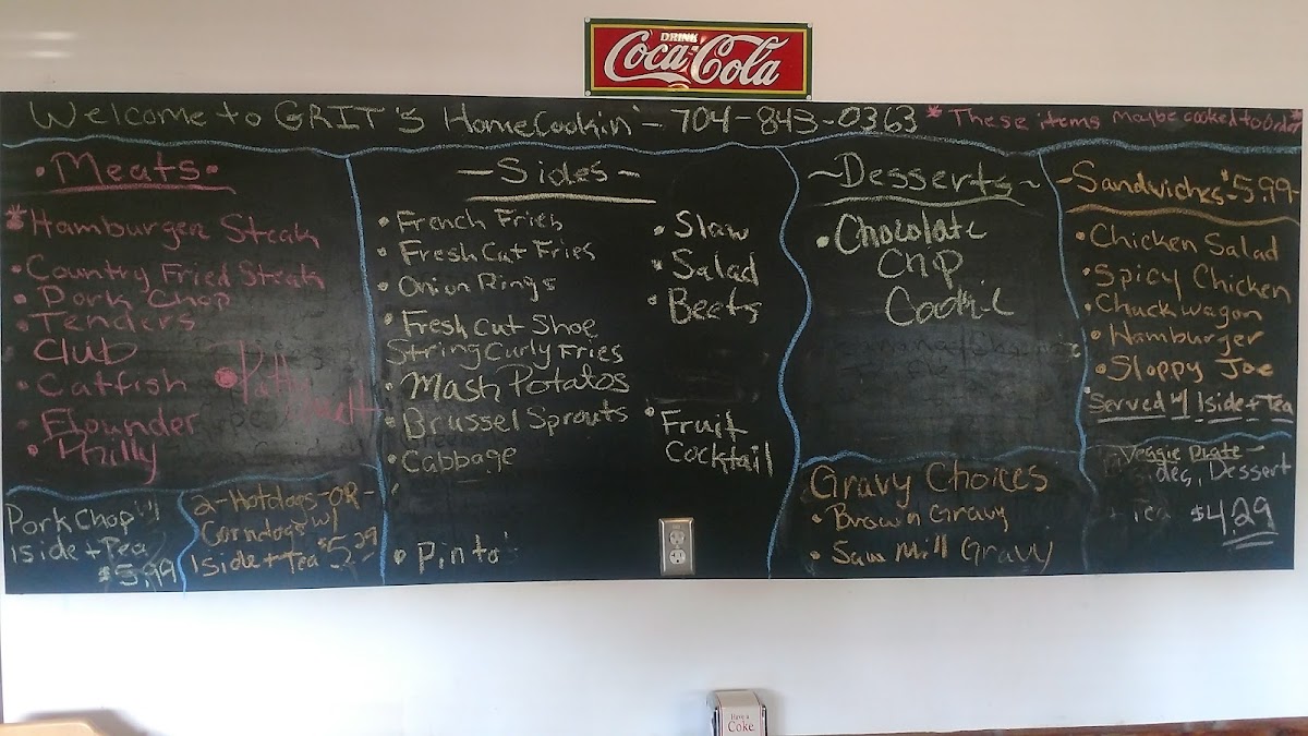 Menu Grits Home Cookin’-6