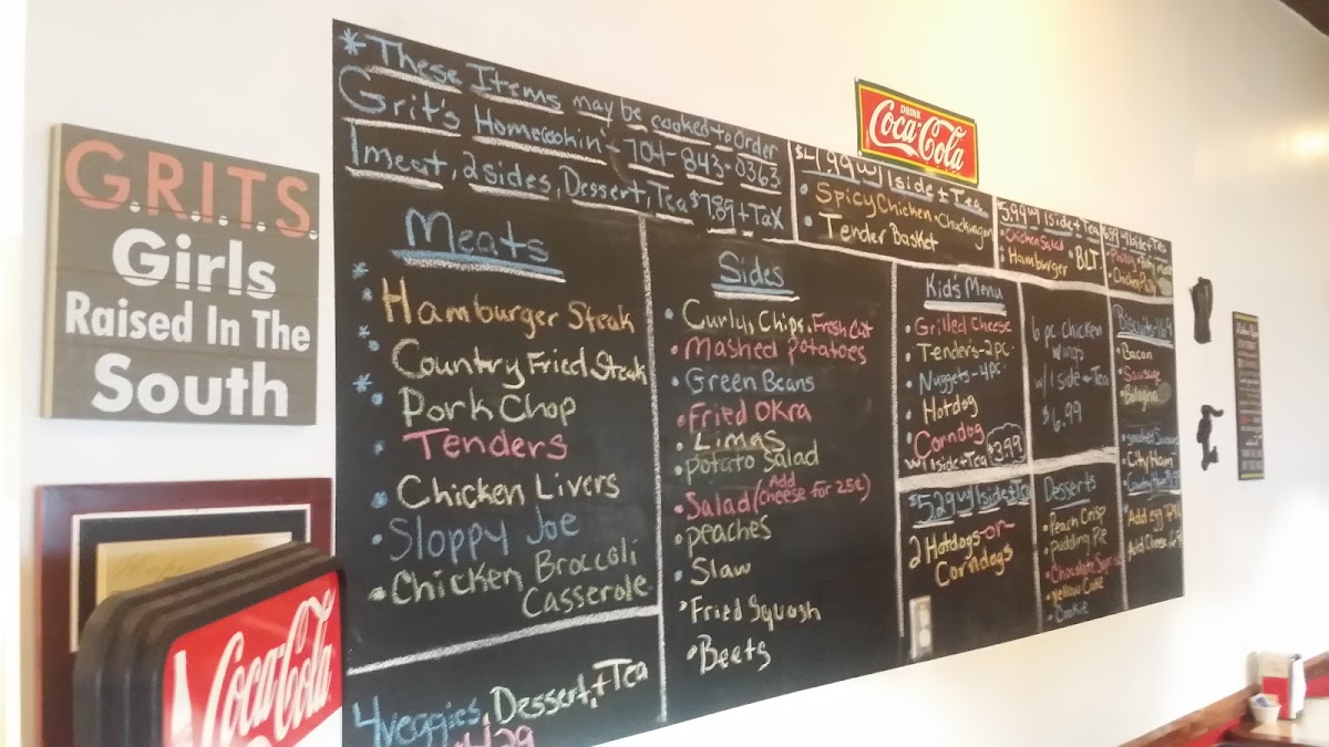 Menu Grits Home Cookin’-8